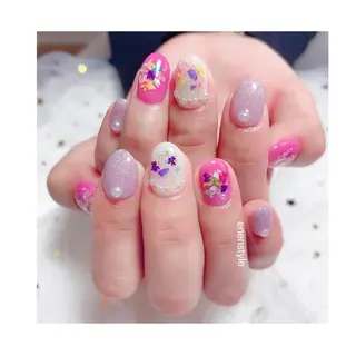 ショート ネイル 👑enen style👑のネイルデザイン