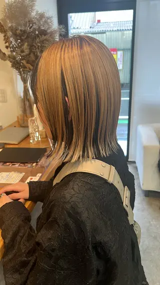 カラー 透明感カラー🫧 高田李胡のヘアスタイル