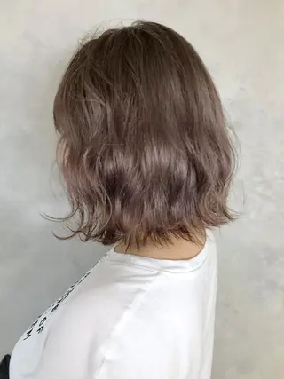 ミディアム カラー パーマ ヘアアレンジ ITbyALBUM 中野店のヘアスタイル