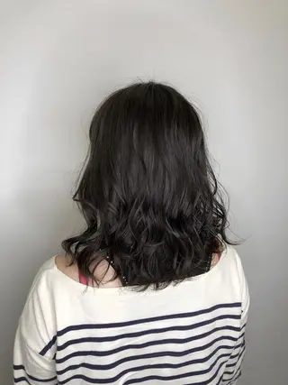 ミディアム カラー brace今里店店長 加井直樹のヘアスタイル