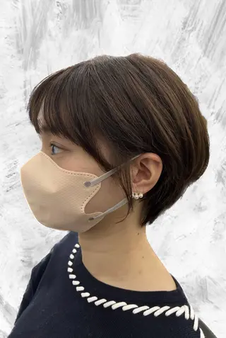 ショート 岡田 瞬のヘアスタイル