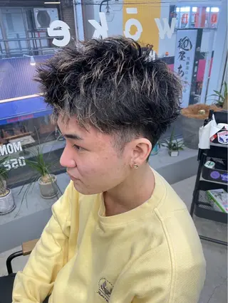 ショート メンズ メンズ専門サロン wokeのヘアスタイル