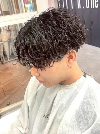 パーマ メンズ メンズカット/パーマ Tomomi💙のヘアスタイル