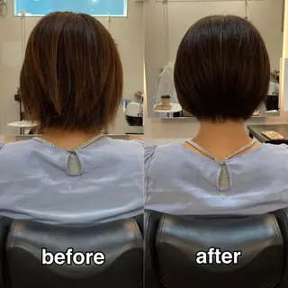 ショート 濱本 浩安のヘアスタイル