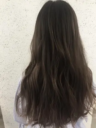 ロング カラー パーマ ヘアアレンジ ✨ハイクオリティ✨ 山本香也のヘアスタイル