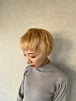 ショート 髪質改善⚡️カラー 🍀武久 誠🍀のヘアスタイル