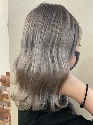 ロング カラー パーマ ヘアアレンジ メンズ 🦋高瀬寛菜🦋 韓国/ブリーチのヘアスタイル