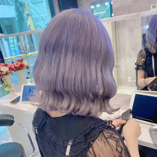ミディアム カラー ヘアアレンジ メンズ キッズ お悩み解決美容師 💐AMIのヘアスタイル