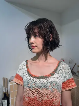 ショート パーマ Seeknext // Rukaのヘアスタイル