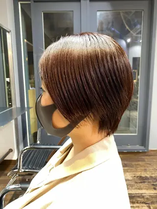 ショート カラー ✨前田 優・2拠点✨ ✨恵比寿・札幌店✨のヘアスタイル