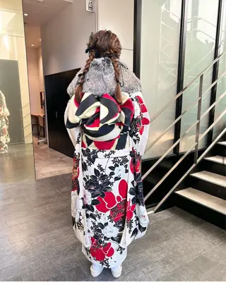 ロング カラー パーマ ヘアアレンジ キッズ stylist 🌸 kana.のヘアスタイル