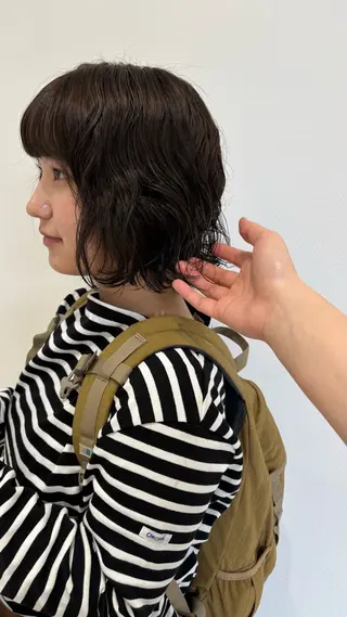 カラー パーマ 似合わせカラー/ 暖色カラー/セイナのヘアスタイル