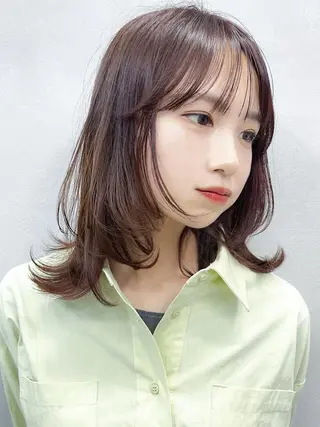 ミディアム カラー 🧴カワバタ🧴 /暖色/髪質改善のヘアスタイル