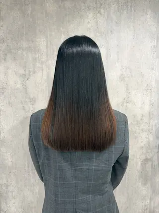 セミロング coco ハルヒのヘアスタイル