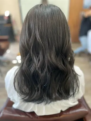 ロング カラー 💎白髪染めも対応 🙆👌山本明菜のヘアスタイル