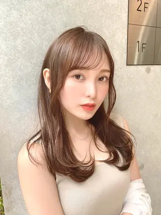 ミディアム レイヤー×韓国 🇰🇷鈴木啓太のヘアスタイル