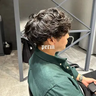 パーマ メンズ メンズパーマ特化 🌟Gakutoのヘアスタイル