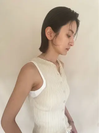 ショート 🙃 透明感カラー/ボブのヘアスタイル