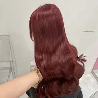 カラー 暖色ガーリーヘア🎀 MEARI🩰のヘアスタイル