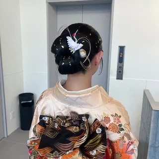 ロング カラー ヘアアレンジ 髪質改善/ボブ 🌻Mutsumiのヘアスタイル