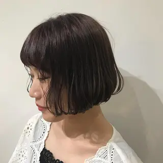 ショート カラー レイヤー/顔周り /AKARIのヘアスタイル
