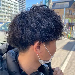 パーマ メンズ ミモリ ユウタのヘアスタイル