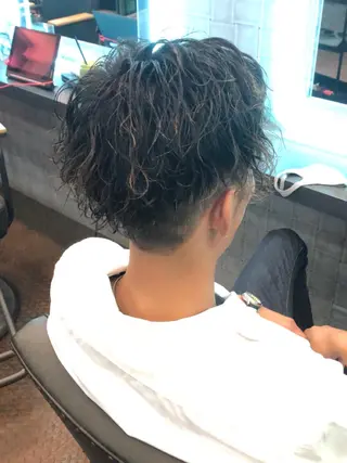 パーマ メンズ 渋谷/フェード/ 國分 翔のヘアスタイル
