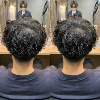 パーマ メンズ 美髪整形✨髪質改善 ✨中村弘仁/チーフのヘアスタイル