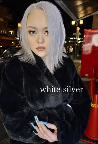 セミロング カラー Selenehair 三条本店のヘアスタイル