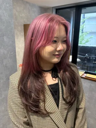ロング カラー 🌐NATSUMI 🌐【寒色カラー】のヘアスタイル