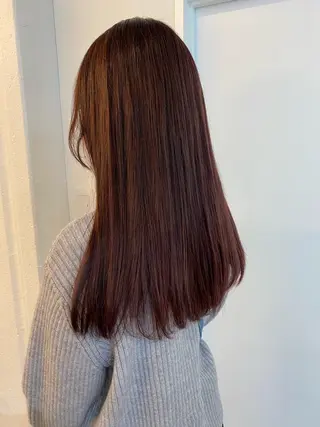 セミロング カラー ichika/福岡 /透明感カラー🤎のヘアスタイル