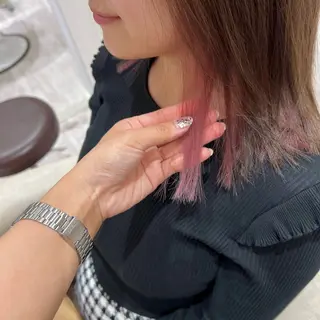 ミディアム カラー 【髪質改善】 【美髪矯正】🌻店長のヘアスタイル