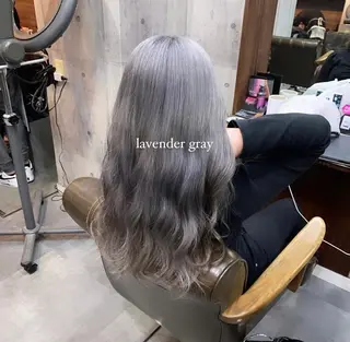 ロング カラー LAFF きよののヘアスタイル