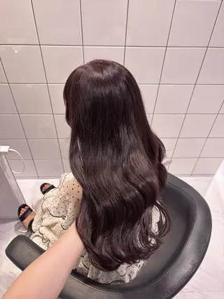 ロング カラー 髪質改善🩰透明感カ ラー🎀hinanoのヘアスタイル