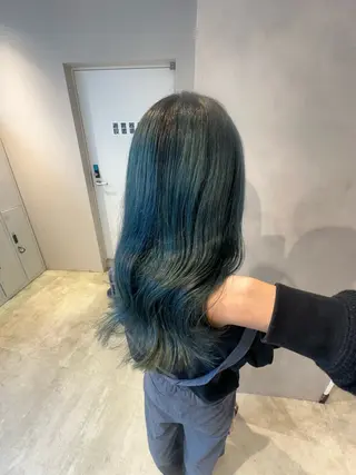 カラー 渋谷うる艶カラー 🦊あらし🦊のヘアスタイル