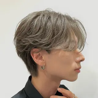 カラー メンズ 【メンズ特化⚡️】 曲がる矯正/千原涼麻のヘアスタイル