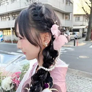 ロング ヘアアレンジ iMiuqelo所属・Hair/Make- up❤︎saOsaのヘアスタイル