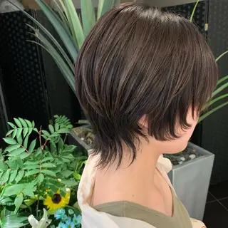 ショート カラー 檜皮 夢子のヘアスタイル