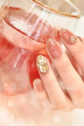 ロング カラー ネイル Nail salon Lieblleのネイルデザイン