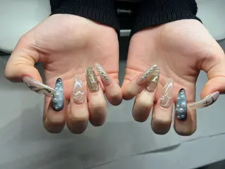 ネイル ximina ネイルサロン北堀江のネイルデザイン