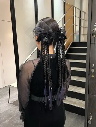 セミロング カラー ヘアアレンジ stylist 🌸 kana.のヘアスタイル