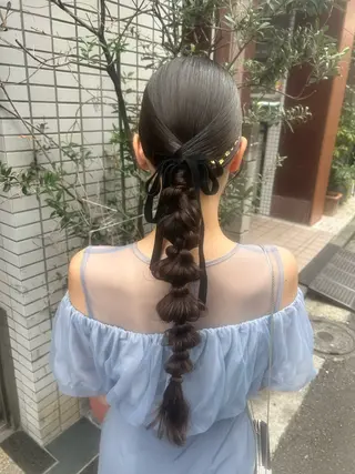 ヘアアレンジ 🦋Misaki🦋 メンズパーマ/着付けのヘアスタイル