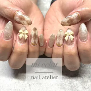 セミロング mi éclat ミ　エクラのネイルデザイン