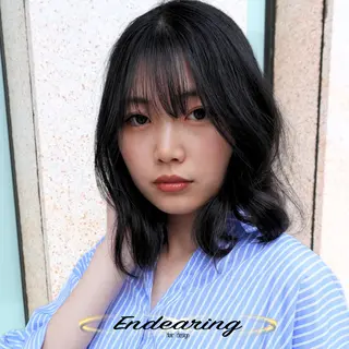 ミディアム Endearing 銀座/レイヤーカットのヘアスタイル