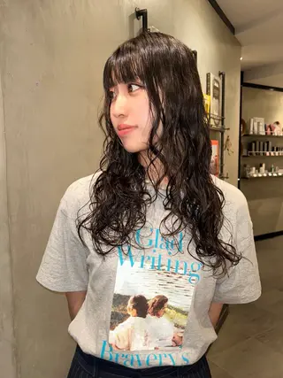 ロング パーマ タナカ カナ🫧のヘアスタイル