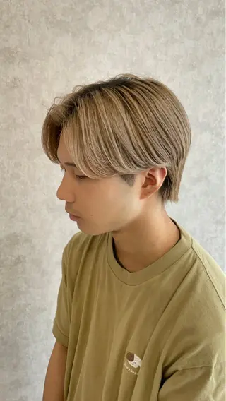 カラー メンズ バレイヤージュ特化｜ Takuのヘアスタイル
