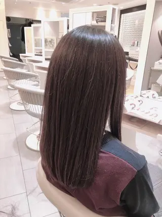 セミロング 阪上 沙織のヘアスタイル