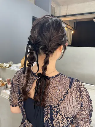 ロング ヘアアレンジ Lowha_ageo 💐Fuzukiのヘアスタイル