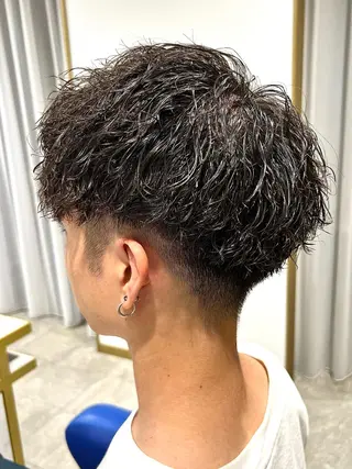 ショート パーマ メンズ メンズパーマ職人 加藤 弘貴のヘアスタイル