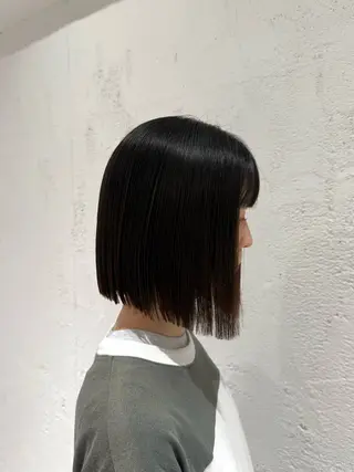 ショート 艶カラー/縮毛矯正/ アレンジ/akaneのヘアスタイル